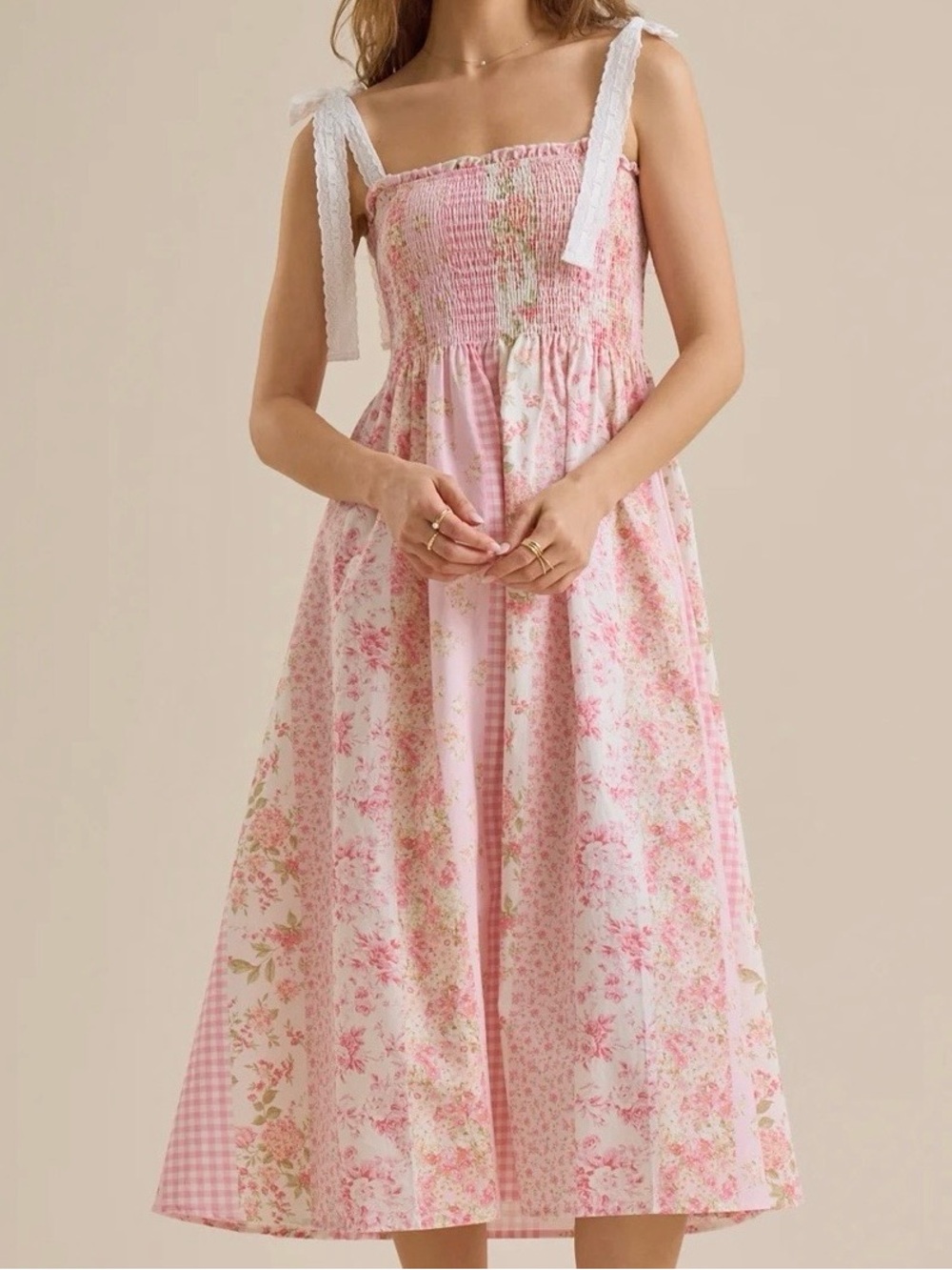 NEW Altar’d State Pink Floral Maxi Dress Size XS NWT